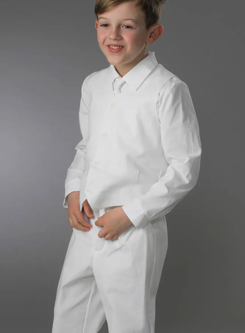 Tenue mariage garçon coton Oliver 4p.
