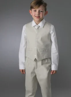Tenue mariage garçon coton Oliver 4p.