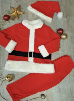 Tenue père Noël enfant + bonnet
