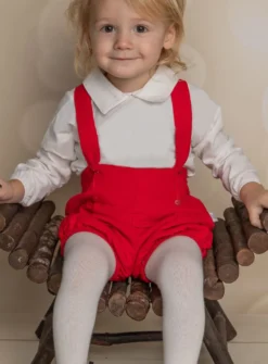 Tenue rouge pour petit garçon
