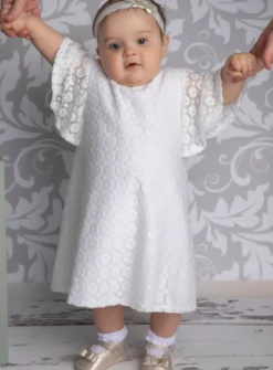 Tunique baptême bébé fille