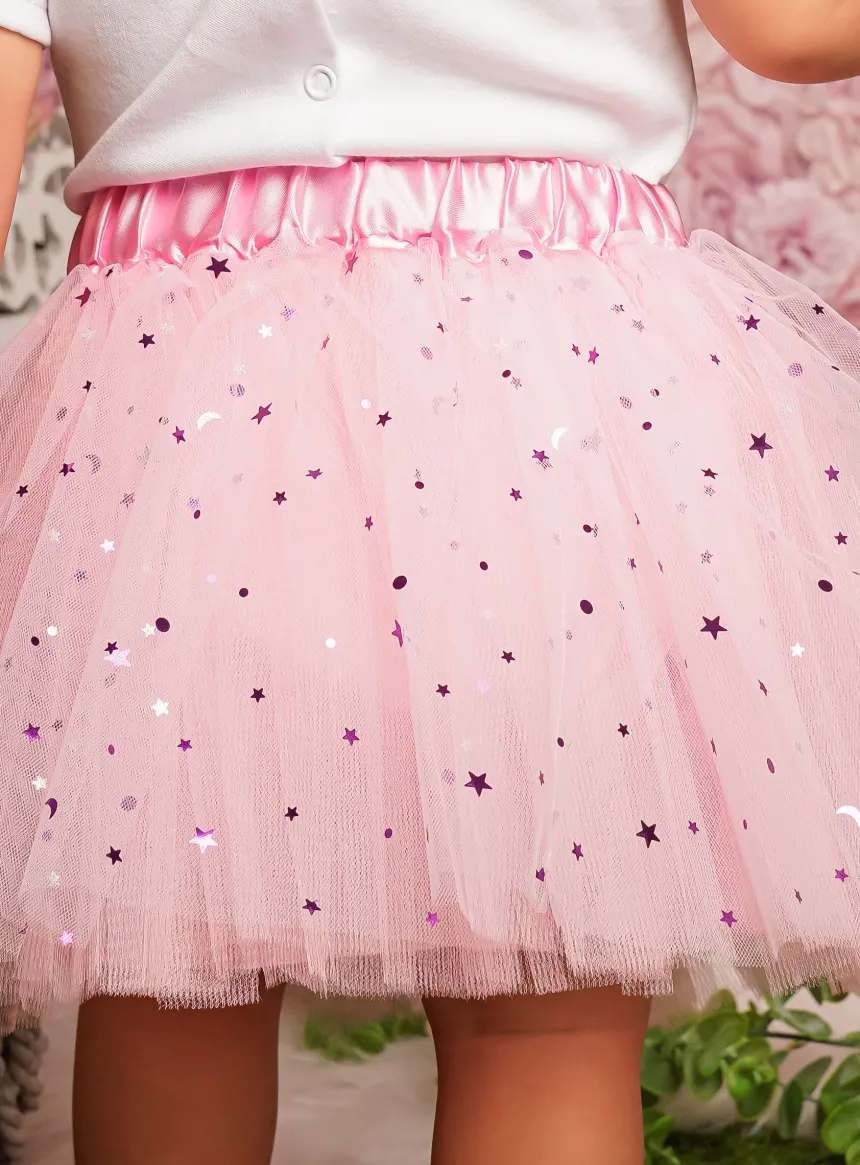 Tutu pour princesse + barrette noeud