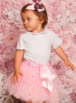 Tutu pour princesse + barrette noeud