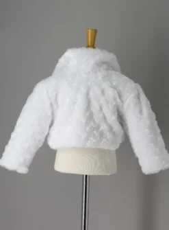 Veste blanche baptême fille