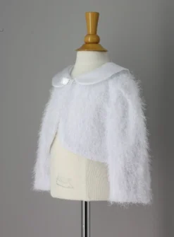 Veste blanche bébé fille Blanc 6 mois