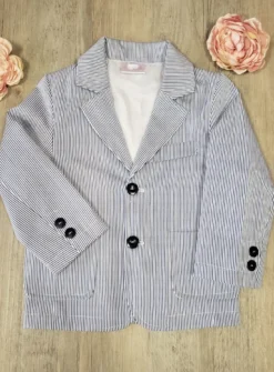 Veste costume bébé garçon rayée Johan II