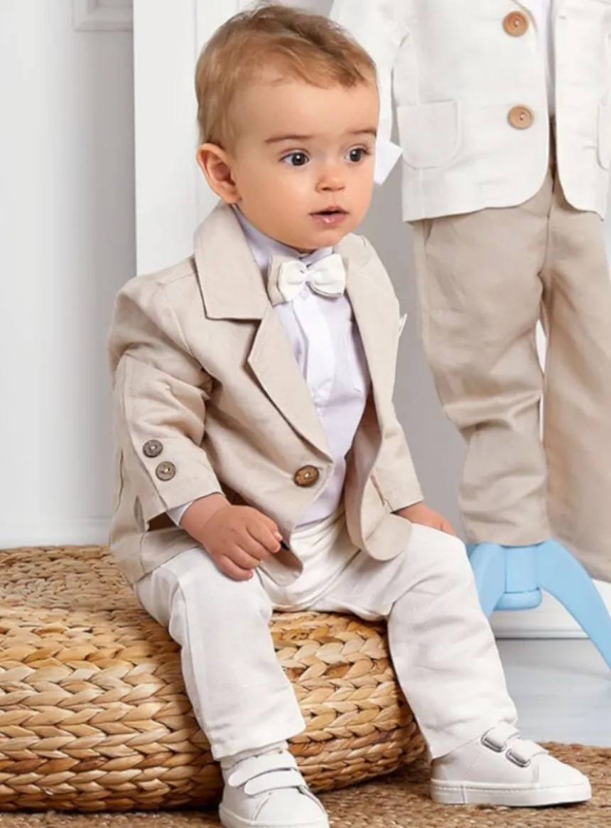 Veste costume bébé ou garçon Lin Edouard