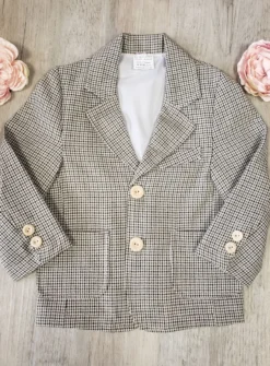 Veste cérémonie vintage bébé petit garçon Rafael II