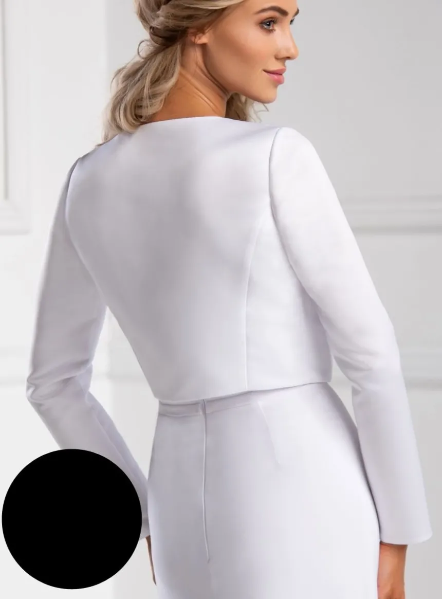 Veste de mariage pour femme en satin