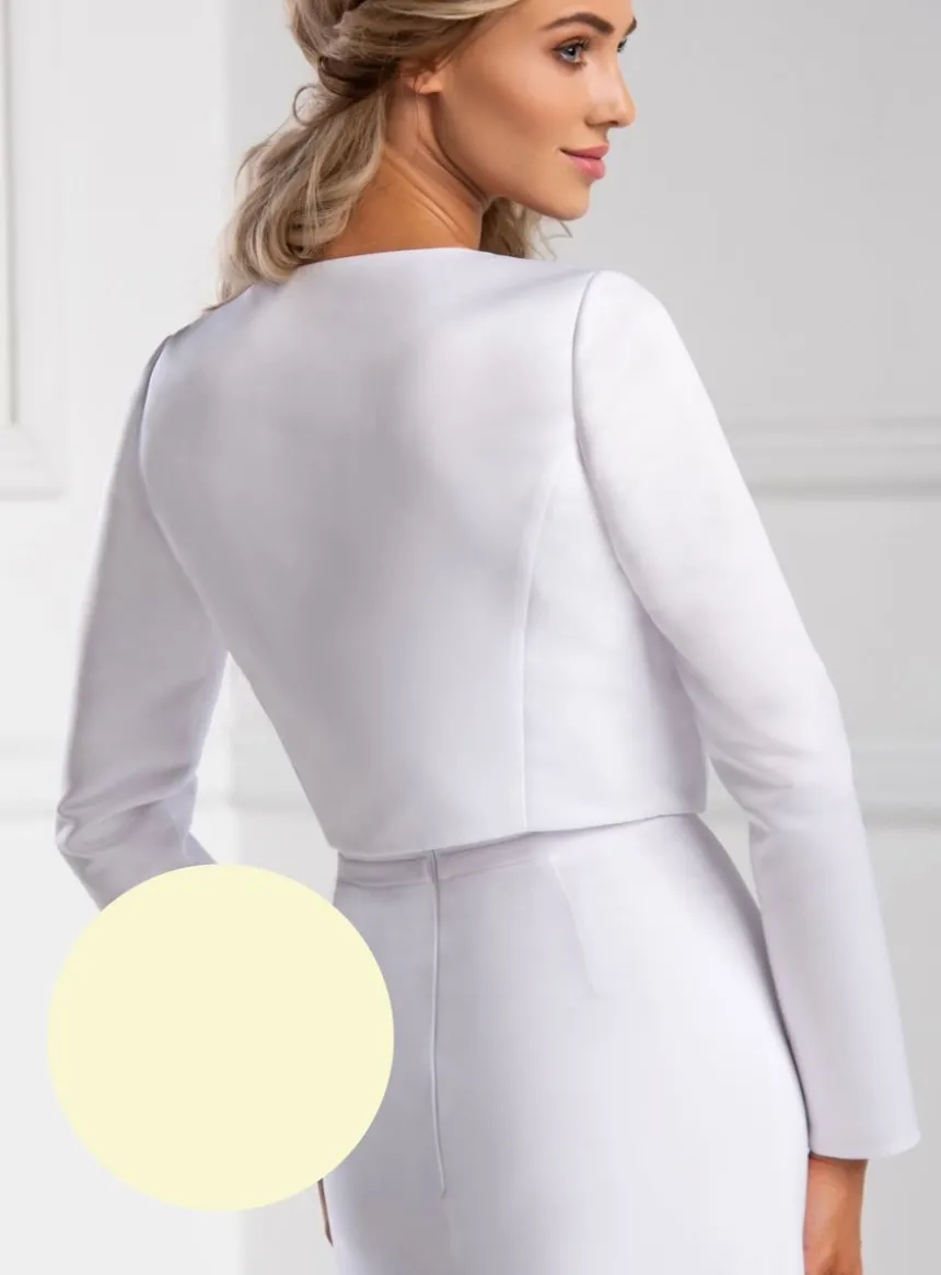 Veste de mariage pour femme en satin