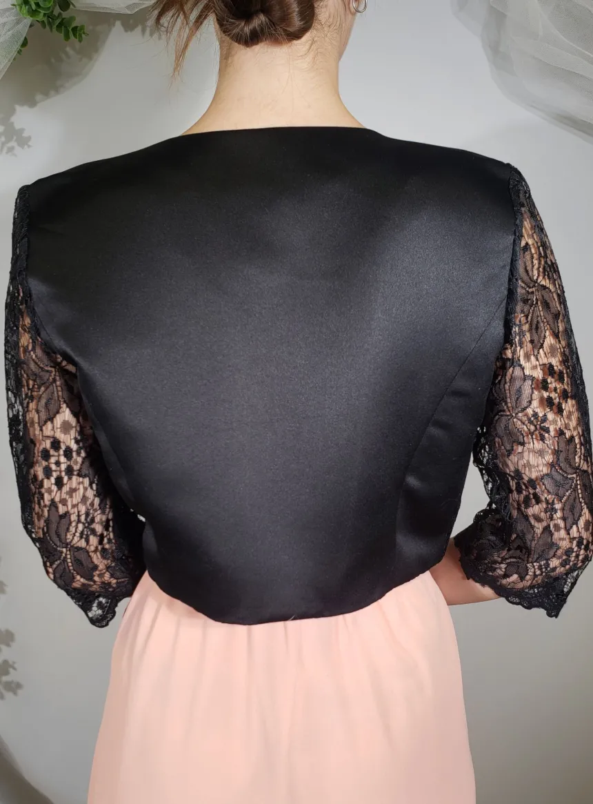 Veste femme dentelle noir