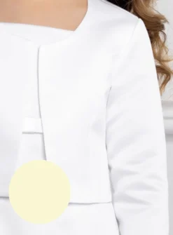 Veste fille en satin manches longues