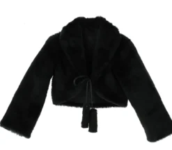 Veste fille fausse fourrure