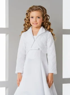 Veste fille matelassée manches longues