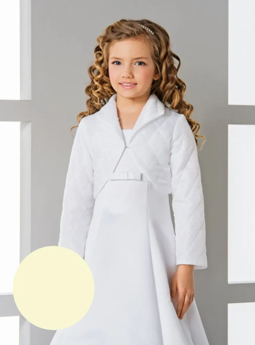 Veste fille matelassée manches longues