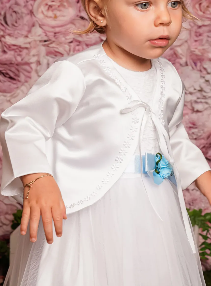 Veste fille satin