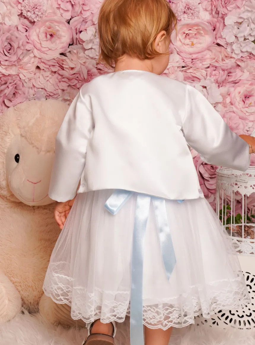 Veste fille satin