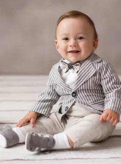 Veste rayée bébé garçon