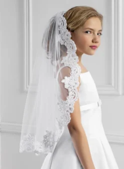 Voile de communion dentelle madone
