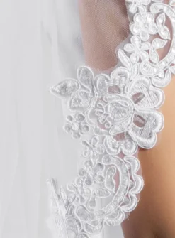 Voile de communion dentelle madone