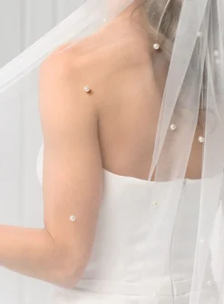 Voile de mariée avec perles
