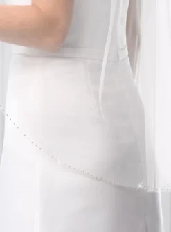 Voile de mariée avec strass