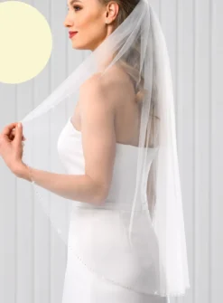 Voile de mariée avec strass
