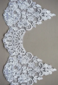 Voile de mariée espagnol dentelle large